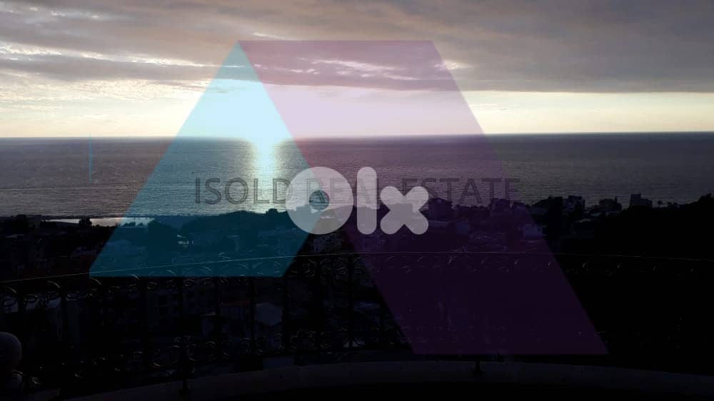 Two building on 1850 m2 land + open sea view for sale in Nahr Ibrahim 1