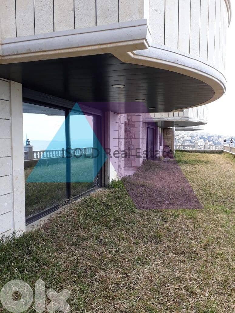 Two building on 1850 m2 land + open sea view for sale in Nahr Ibrahim 2
