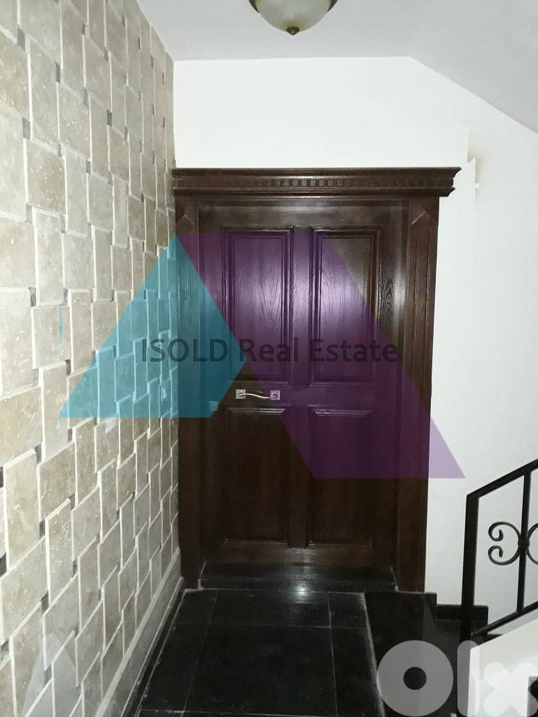 Two building on 1850 m2 land + open sea view for sale in Nahr Ibrahim 15