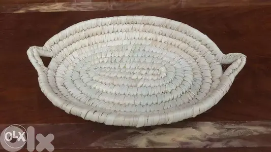 سلة اش أوفال بمسكتين مميز