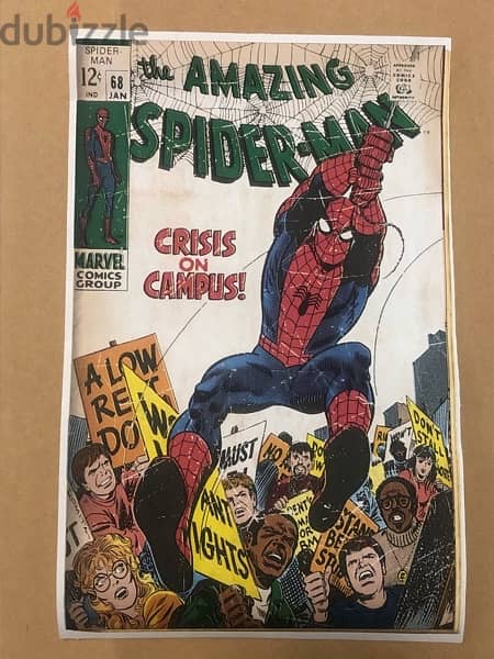 Vintage 60’s/70’s rare Marvel Comics Group ltd. edtition cover posters 2