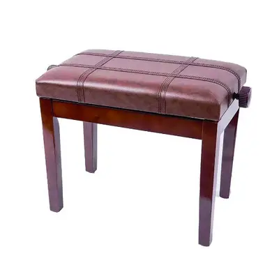 Ara Wooded Adjustable Piano Bench Chair Brown - M467