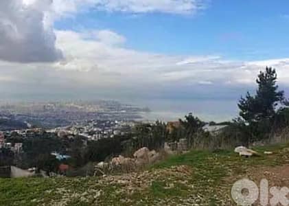 LAND IN RABWEH SEA VIEW 30/90 NO SLOP