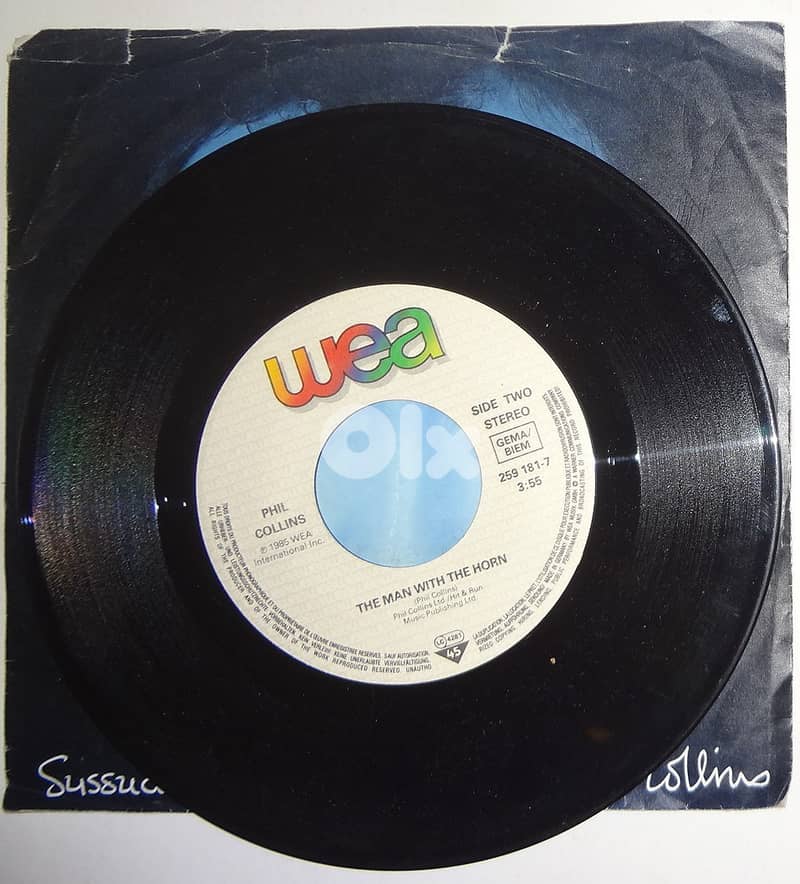 Phil Collins Sussudio / The man with the horn 7" 1