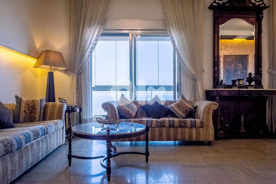 FULLY FURNISHED IN KFARHBAB (220SQ) WITH PANORAMIC SEA VIEW , (KF-120) 0