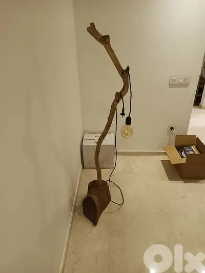tree branch natural lamp لمبة جزع شجرة طبيعي