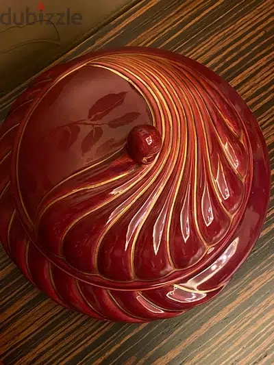 Vintage red vase