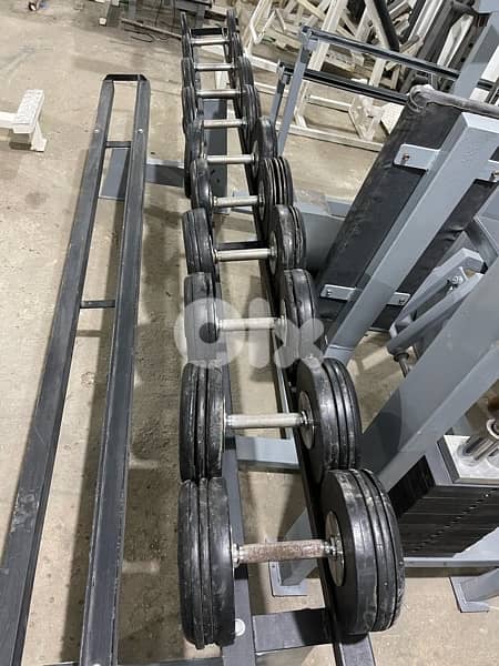 serie dambels 140 kg 7.5 tll 20 used 0