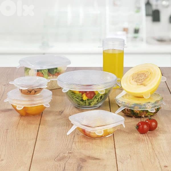 silicone lids 12pcs in 6 model 0