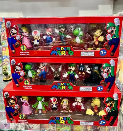 Super Mario Bros Figure Set - 3 Models