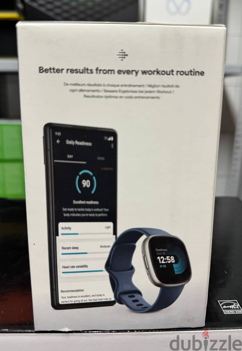 Fitbit versa 4 blue 1
