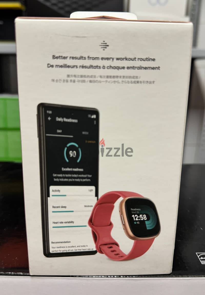 Fitbit versa 4 pink 1
