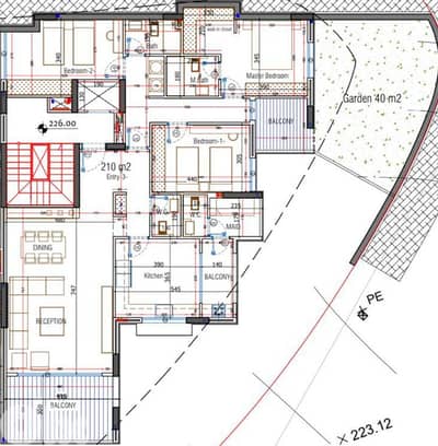 Apartment for sale in Bsalim/ New/ Garden/ View