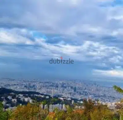 1100SQ LAND IN MANSOURIEH SEA VIEW 30/90