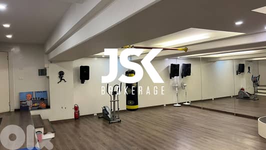 L14276-180 SQM Gym for Rent in a Central Location in Achrafieh
