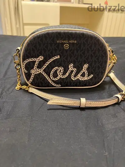 authenthic michael kors bag, small oval