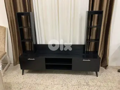 New TV Unit 180cm colour dark black high quality