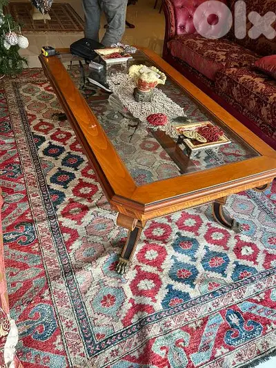 طاولة نص كبيرة خشب زان توصاية