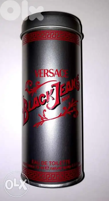 Empty Bottle of Versace Black Jeans rare eau de toilette