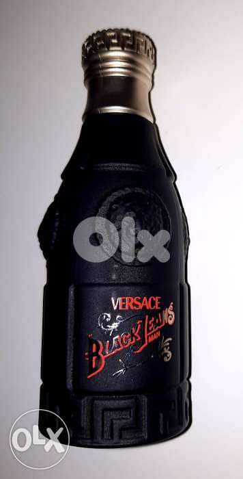 Empty Bottle of Versace Black Jeans rare eau de toilette 1
