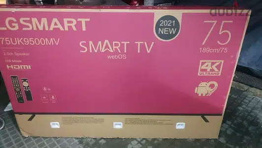 TV lg smart 75 inch smart 4k