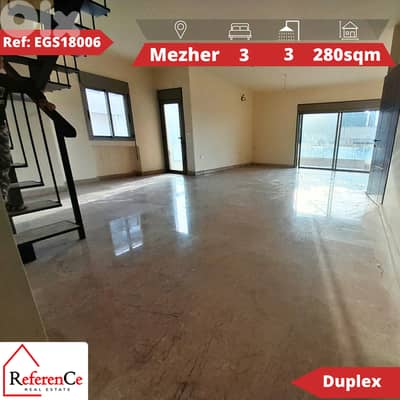 Duplex in new building in mezher دوبلكس في بناية جديدة في مزهر