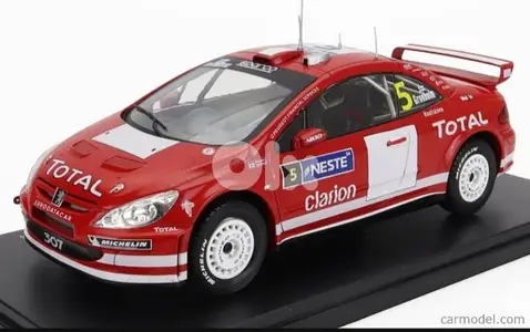 Peugeot 307 WRC (Rally Finland 2004) diecast car model 1;24.