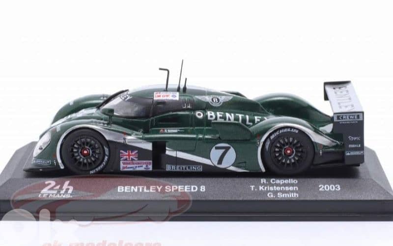 Bentley Speed 8 (24H Le Mans 2003) diecast car model 1;43. 2