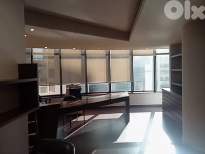 235 Sqm | Fully Furnsihed Office For Rent With Sea View In Achrafieh
