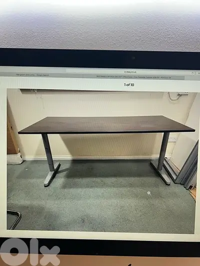 Desk & Unit of drawers & 2 shelves IKEA