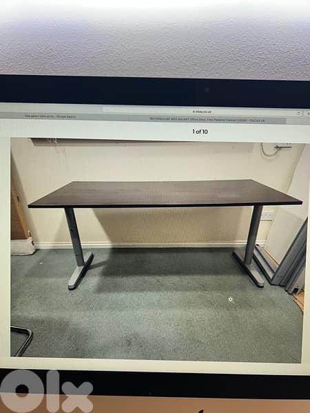 Desk & Unit of drawers & 2 shelves IKEA 0