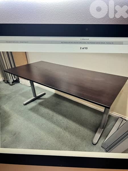Desk & Unit of drawers & 2 shelves IKEA 1
