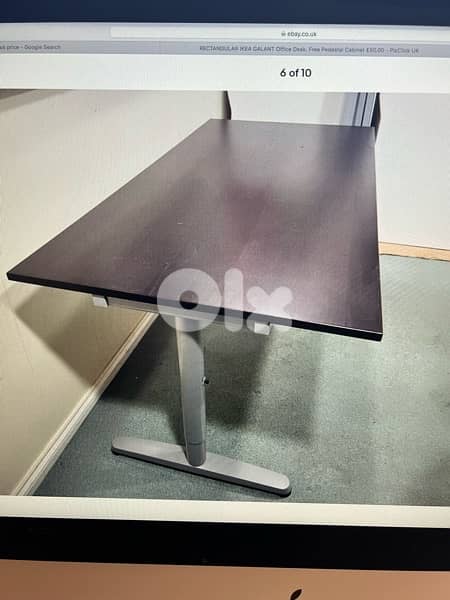 Desk & Unit of drawers & 2 shelves IKEA 4