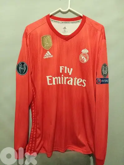 Real Madrid Ronaldo Football third long sleeve Shirt