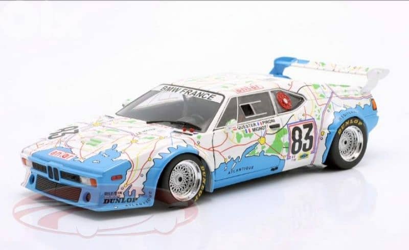 BMW M1 Procar (24h Le Mans 1980) diecast car model 1;18. 0
