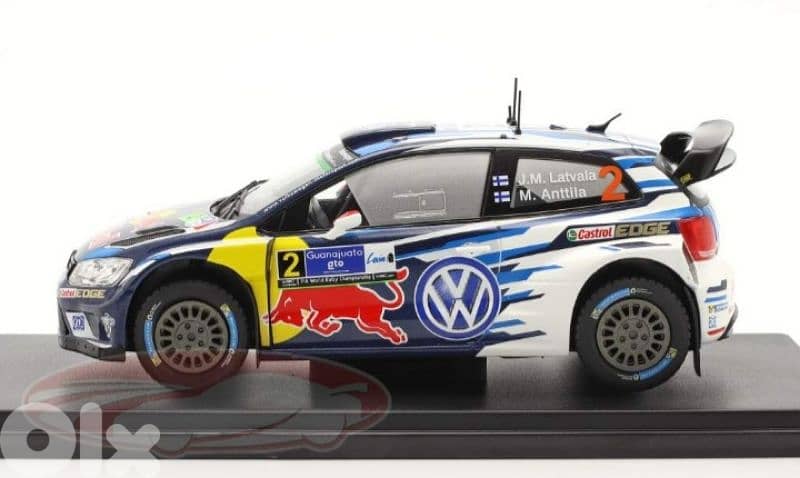 VW Polo R WRC (Rally Mexico 2016) diecast car model 1:24. 2