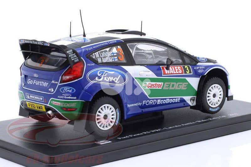 Ford Fiesta RS WRC (Rally Wales2012) diecast car model 1:24 3