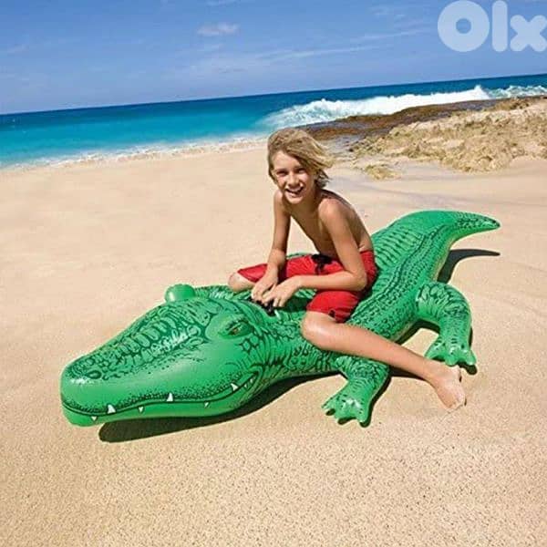 Intex lil gator ride-on 0