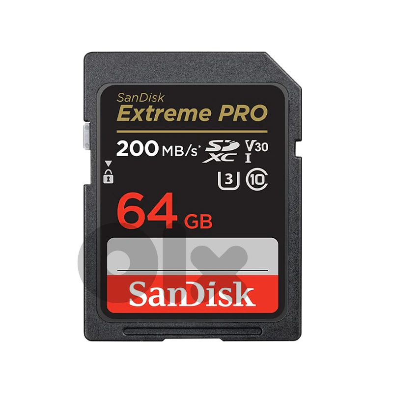 SanDisk 64GB SDXC ExtremePro 200MB