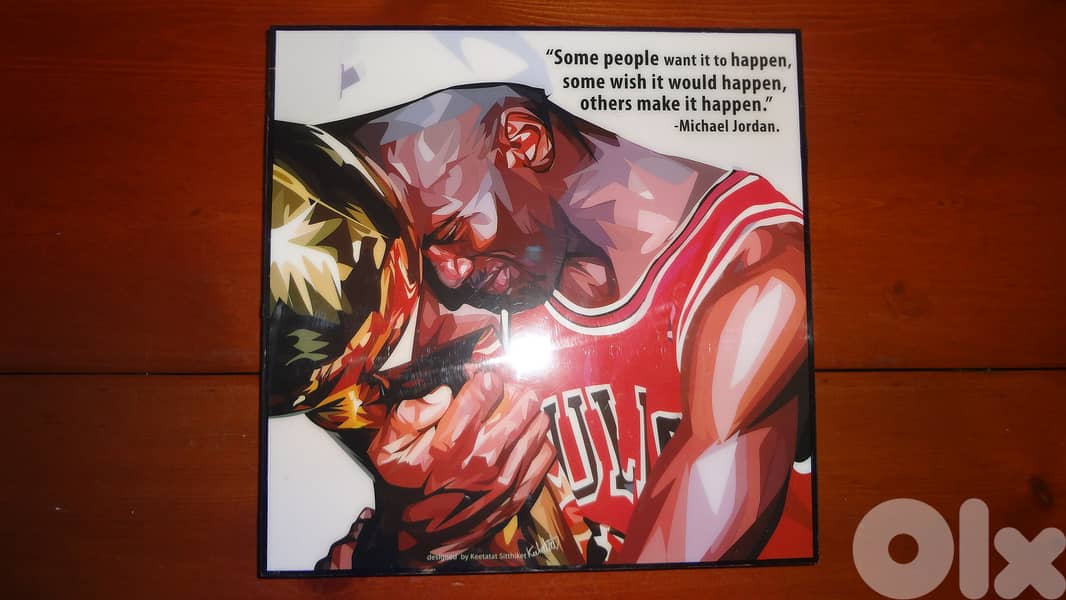 Michael Jordan funko pop wall mountable photo frame 26*26cm 1