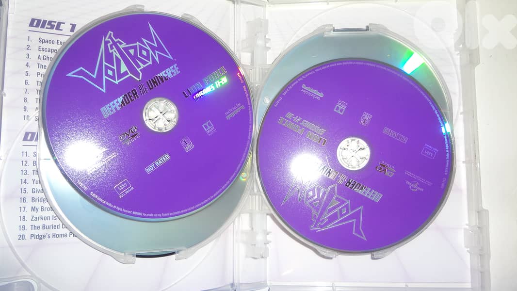 Voltron defender of the universe complete series in an original DVD bo 3