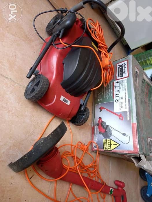petrol lawnmower parkside 4