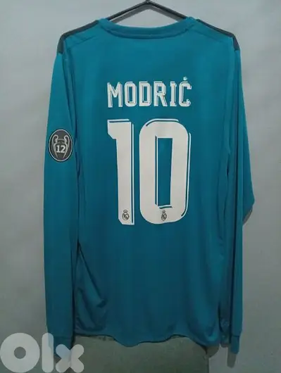 Real Madrid Modric football long sleeve shirt