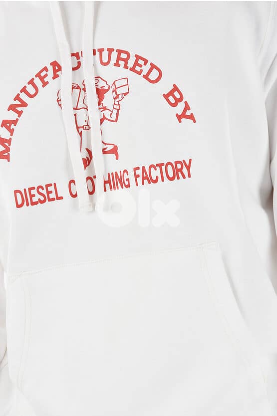DIESEL Original - PRINTED S-GINN-C4 HOODIE SIZE M 4