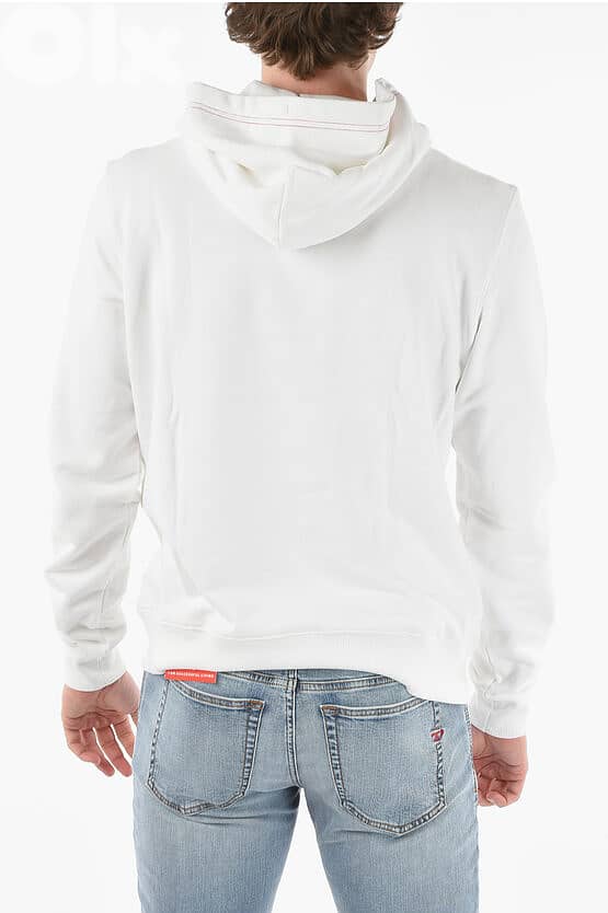 DIESEL Original - PRINTED S-GINN-C4 HOODIE SIZE M 5