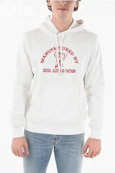 DIESEL Original - PRINTED S-GINN-C4 HOODIE SIZE M