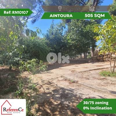 Prime location land in aintoura أرض بموقع متميز في عينطورة