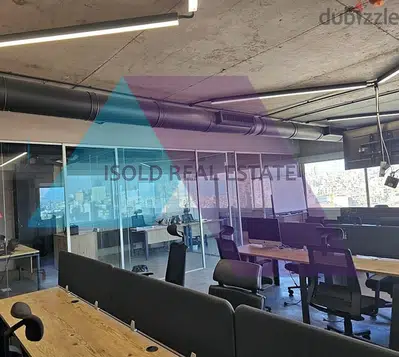 A decorated furnished 128 m2 office for rent in Sin El Fil