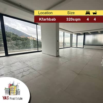 Kfarhbab 320m2 + 100m2 Terrace | Brand New | View | Luxury | IV |