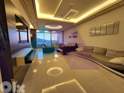 Furnished 280 m2 apartment +open mountain/sea view for sale in Rabweh